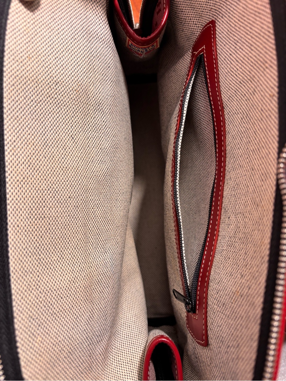 Vintage Signature Red Dome Dooney & Bourke Satchel - Picture 7 of 12